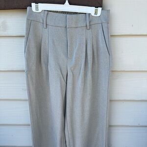 Wide Leg Grey Trousers